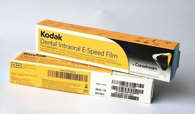 Фото Рентгенпленка для Стоматологии 31 х 41мм 150 л. Kodak-E-speed Dental Film