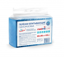 Фото Пеленки впитывающие одноразовые Medmil Люкс 60х90 см 30 шт