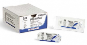 Фото Лента из Мерсилена белая 5мм х 30см две иглы BP-1, JOHNSON & JOHNSON