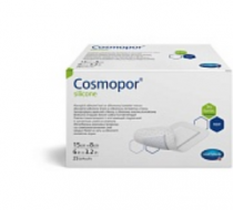 Фото Повязки пластырного типа c контактным слоем из силикона Cosmopor® silicone 15 х 8 см, 25шт, HARTMANN