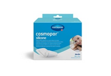 Фото Повязки пластырного типа c контактным слоем из силикона Cosmopor® silicone 10 х 8 см, 5шт, HARTMANN