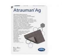 Фото Мазевая повязка Atrauman Ag (Атрауман Аг), стерильная: 5 х 5 см; 10 шт., HARTMANN 