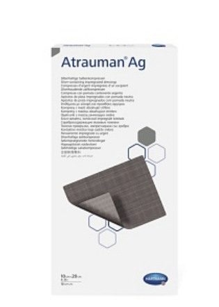 Фото Мазевая повязка Atrauman Ag (Атрауман Аг), стерильная: 10 х 20 см; 10 шт., HARTMANN