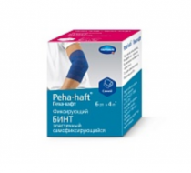 Фото Фиксирующийся бинт эластичный самофиксирующийся Peha-haft® (Пеха-хафт) 6 см х 4 м, синий, HARTMANN