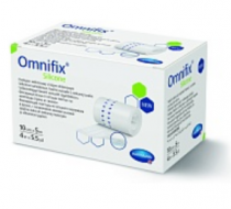 Фото Пластырь фиксирующий из нетканого материала в рулоне 10 см х 5м, 12 шт, Omnifix® Silicone / Омнификс Силикон, HARTMANN 