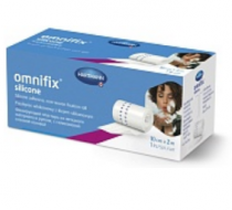 Фото Пластырь фиксирующий из нетканого материала в рулоне 10 см х 2м, 64 шт, Omnifix® Silicone / Омнификс Силикон, HARTMANN