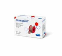Фото Фиксирующий пластырь из текстильной ткани Omniplast® / Омнипласт (нестерильный) 2,5 см х 9,2 м, HARTMANN