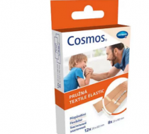 Фото Пластырь Cosmos® Textile Elastic (нестерильно) / Космос Текстильный Эластичный 6 х 10 см, 5шт, HARTMANN