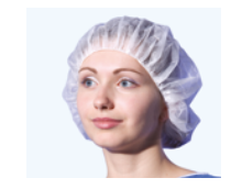 Фото Шапочки для операционной Foliodress® caps Comfort Universal / Фолиодресс Комфорт Универсал зеленые 100 шт.упк, HARTMANN