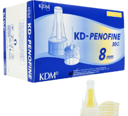 Фото Иглы для шприц-ручек KD-Penofine 30G(0,30) * 8 (уп. №100), KD Medical Hospital Products, Германия