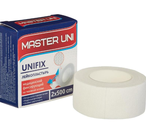 Фото Фиксирующий пластырь MASTER UNI 2х500 см, Великобритания