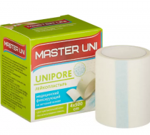 Фото Фиксирующий нетканый пластырь MASTER UNI 4х500 см, Великобритания