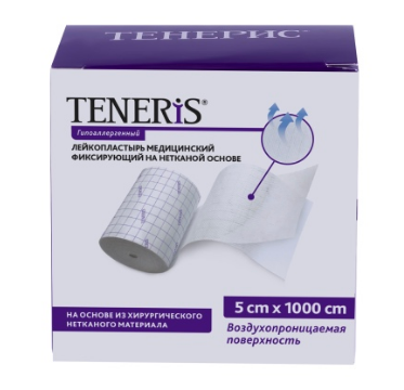 Фото Бинт самофиксирующийся TENERIS 5см х 1000см, Великобритания