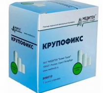 Фото Рулонный фиксирующий пластырь на нетканой основе КРУПОФИКС 20x1000см,  25 рулонов/коробка, Россия 