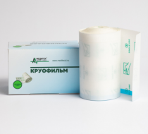 Фото Рулонный фиксирующий пластырь на основе полимерной пленки КРУОФИЛЬМ 5x1000см, 1 рулон/упаковка, Россия 