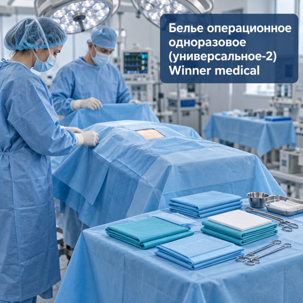 Фото Белье операционное одноразовое (универсальное-2) Winner medical