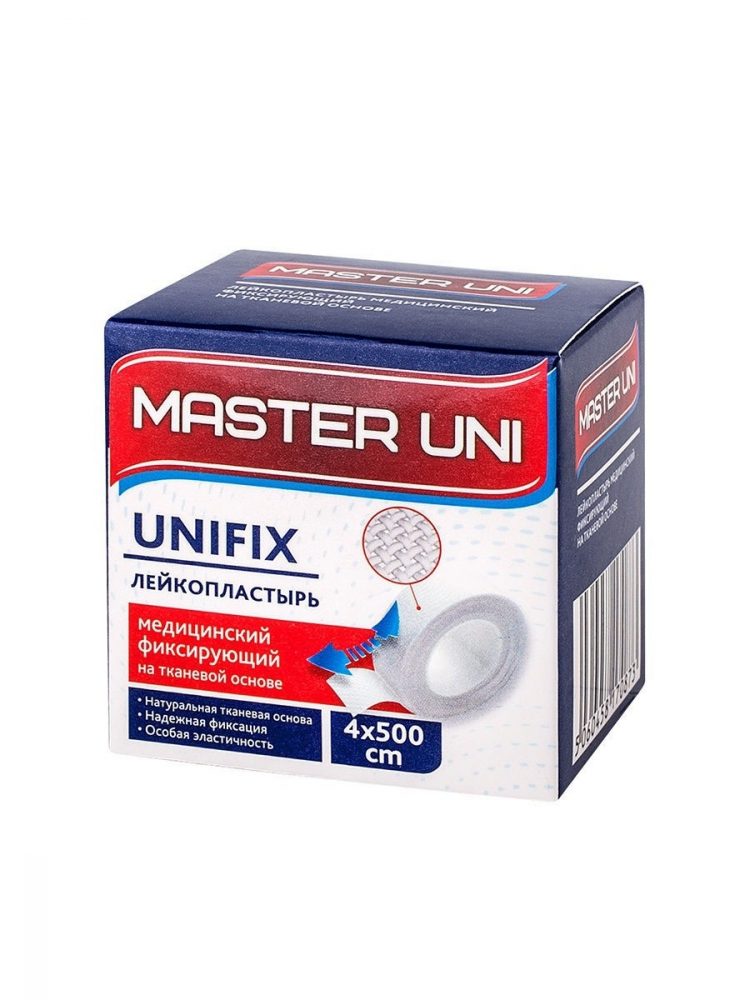 Фото Лейкопластырь 4 х 500 см на тканевой основе Master Uni