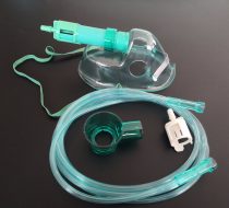 Фото Маска Вентури лицевая кислородная нереверсивная, с трубкой 2 м, размер L, (Alba Healthcare)
