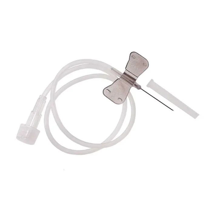 Фото Игла-бабочка устройство для вливания в малые вены LUER 27G (0,4 х 19) цвет Серый, SF Medical уп. 100 шт. кор. 2000 шт.