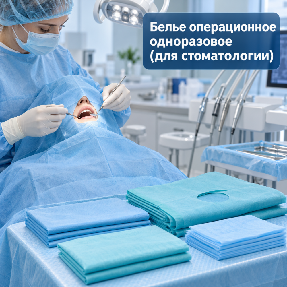 Фото Белье операционное одноразовое (для стоматологии)
