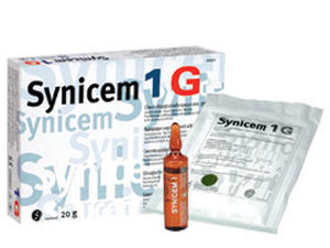 Фото Костный цемент, тип 1G, Synicem, 40г., 20мл., стерильный, 1 амп., с гентамицином, стандартная вяз., (кор.20шт) с НДС