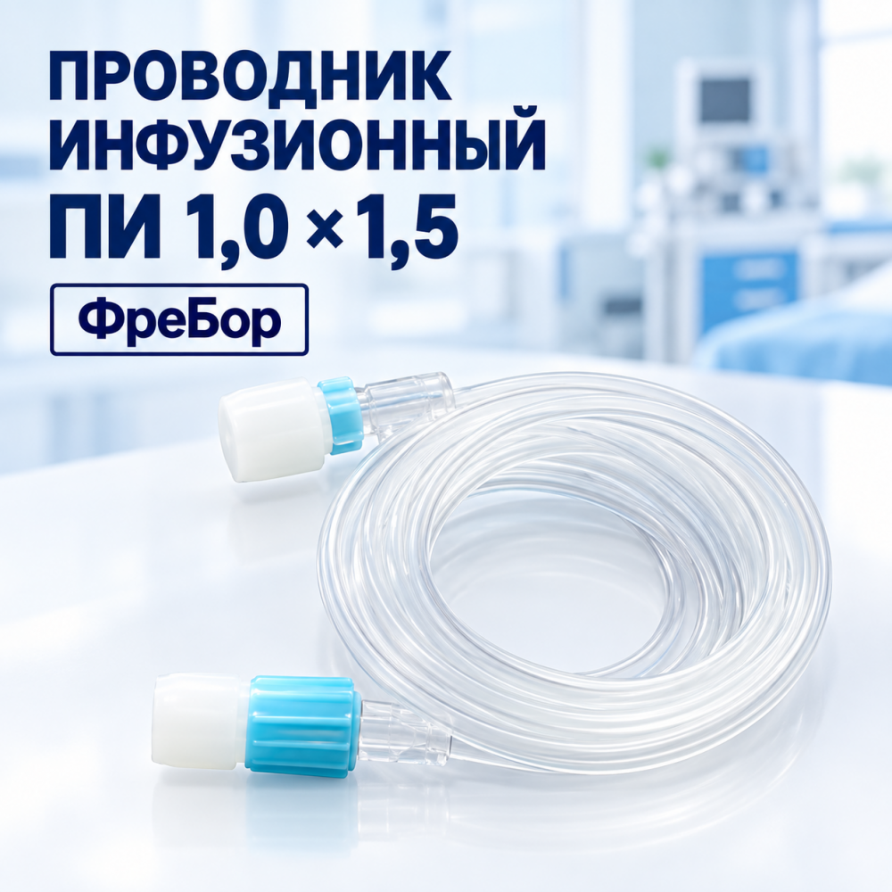 Фото Проводник инфузионный ПИ 1,0х1,5; Фребор