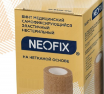 Фото Бинт медицинский самофиксирующийся эластичный нестерильный на нетканой основе NEOFIX Band-N, 10х450см