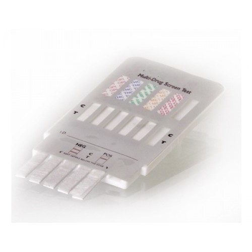 Фото Тест-мультипанель NARCOSCREEN для одновременного выявления 5 видов наркотических веществ в моче (марихуана, амфетамин, опиаты, метамфетамин, кокаин)