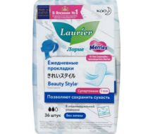 Фото Прокладки женские гигиенические Laurier Beauty Style на каждый день, без запаха (36шт/уп.)