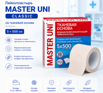Фото Лейкопластырь 5 х 500 см на тканевой основе Master Uni Classic