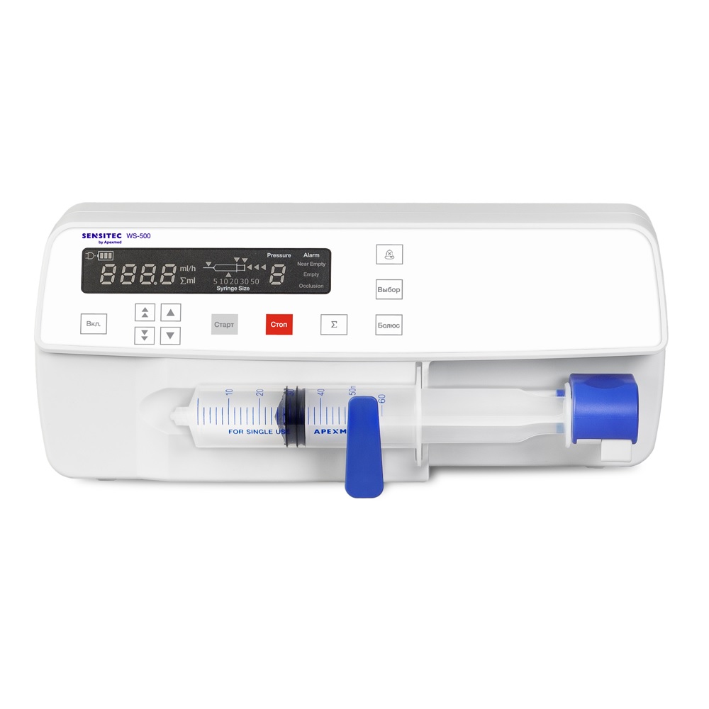 Фото Насос шприцевой Sensitec WS-500, расширенная модификация