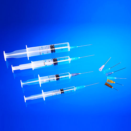 Фото Шприц одноразовый стерильный инъекционный с иглой, объемом 50 мл с иглой 18G 1,2х40мм