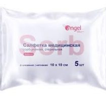 Фото Салфетки сорб. неткан. мед. стер. 5*5 №5 12 сл. Angel 
