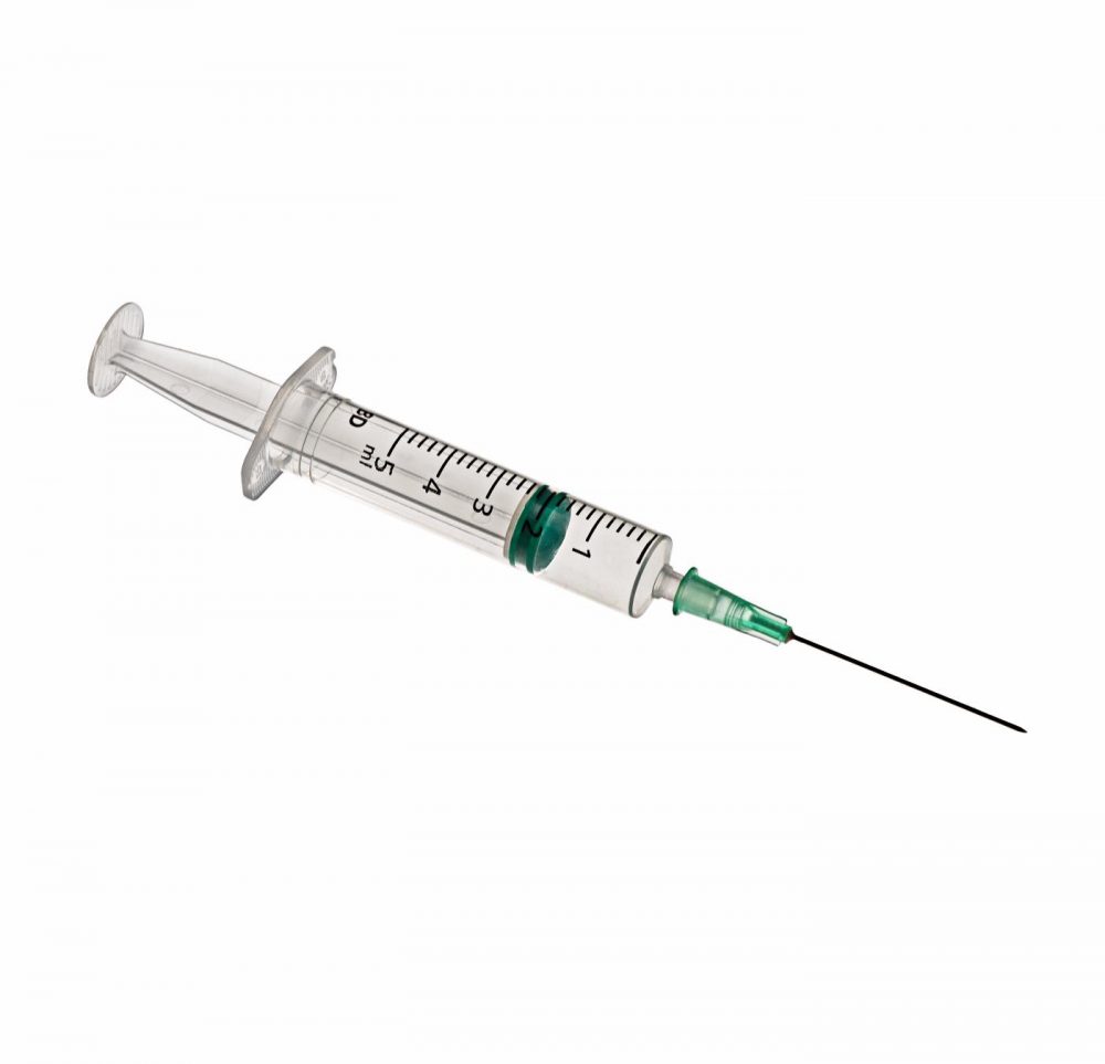 Фото Шприц 3-х компонентный стерильный 5 мл с иглой 22G 1/2 (0,7х38мм)