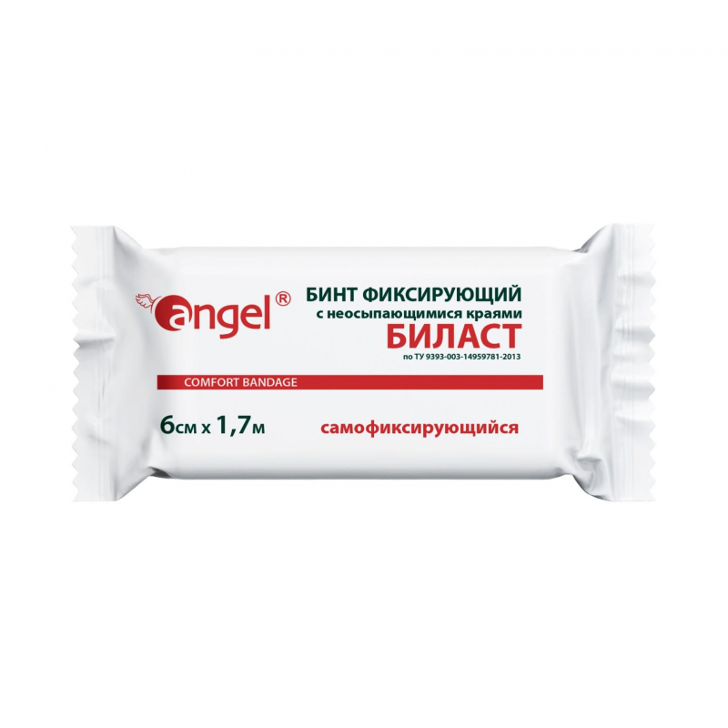 Фото Бинт самофиксирующийся "Биласт" 6 см*1,7 м Angel 