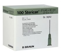 Фото Игла дентальная Стерикан 27G/0.40 мм, 40 мм, (упак.100шт.)