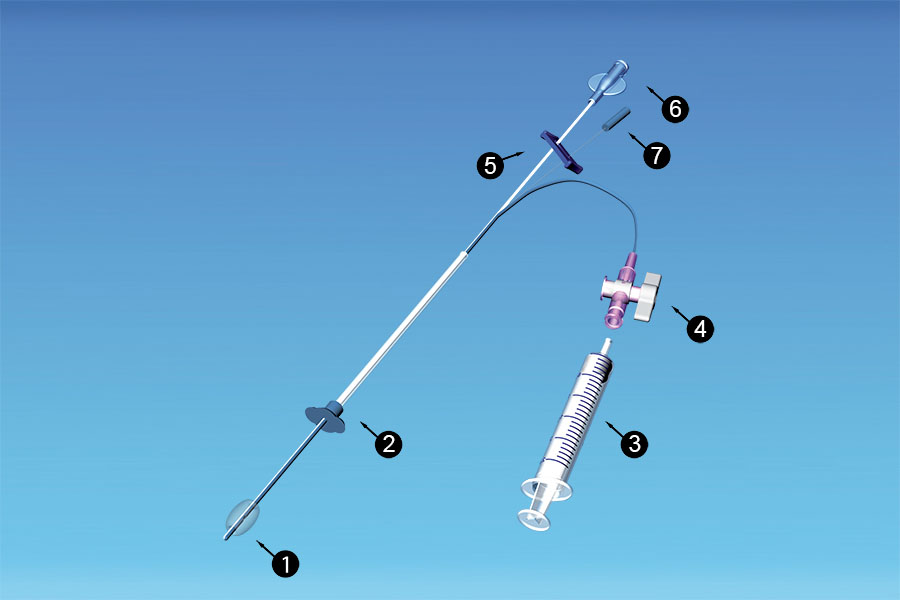 Фото Катетер для гистеросальпингографии  INJECTOR-PLUS 6 FR STERILE-10PZ/SCATOLA Диаметр 2,0мм FERTIRAM