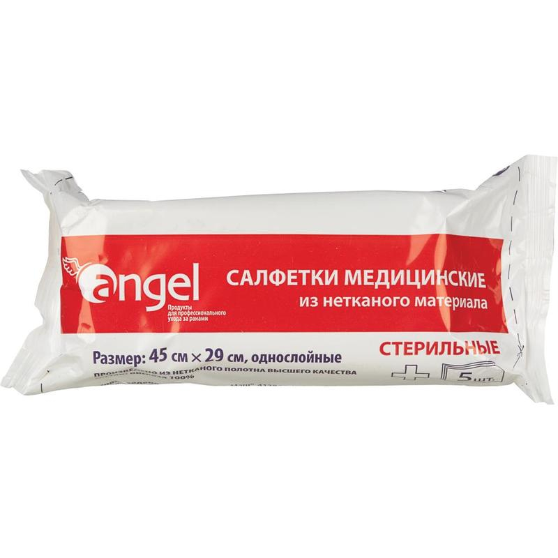 Фото Салфетки сорб. неткан. мед. стер. 45*29 №5 Angel 
