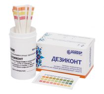 Фото Индикатор экспресс-контроля концентраций рабочих растворов дезинфицирующего средства одноразовый ДезиКОНТ® Мистраль, уп. 100шт. НДС 10%