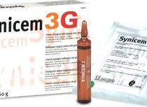 Фото Костный цемент, тип 3G, с гентамицином, Synicem, Synimed s.a.r.l., (60г., 30мл., стерильный, 1шт., 1амп., с гентамицином, низкая вяз с НДС