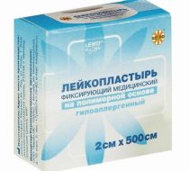 Фото Лейкопластырь 2 х 500 см на полимерной основе Leiko