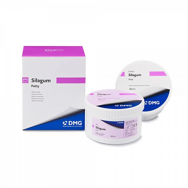 Фото Силагум Патти Нормал (Silagum Putty Normal), база+катал. 2х262мл, 909420, DMG