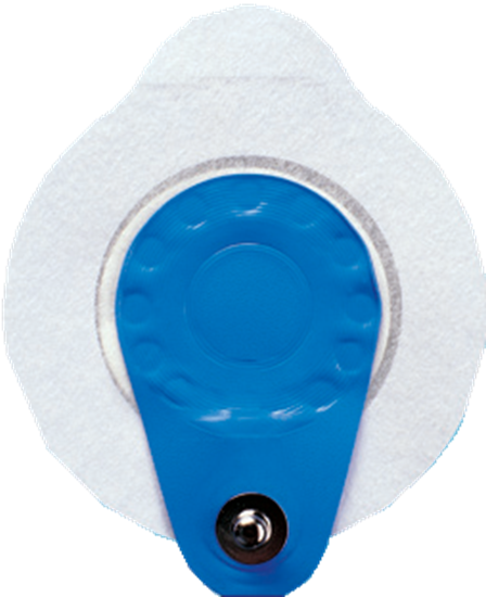 Фото ЭКГ электроды одноразовые для диагностики Blue Sensor L, жидкий гель, 68*55 мм, уп/25 шт