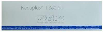 Фото Спираль внутриматочная DIU NOVAPLUS T 380 Cu (Cu 380) NORMAL, EUROGINE