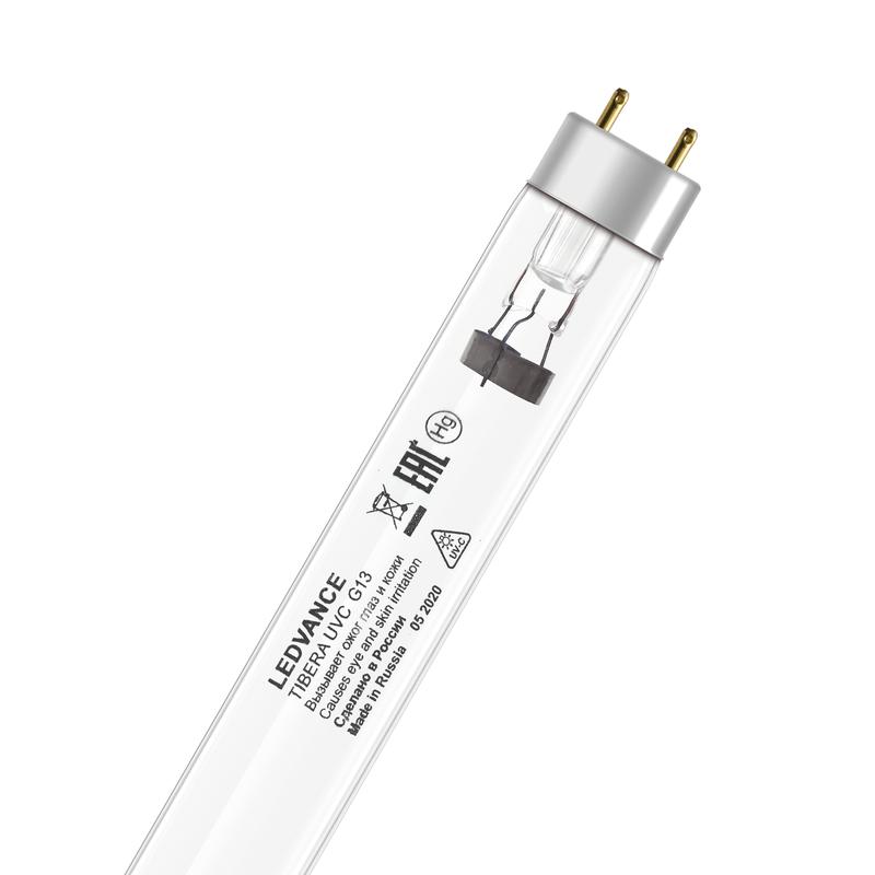 Фото Лампа бактерицидная с УФ-С излучением TIBERA UVC Т8 30W G13 LEDVANCE