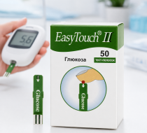 Фото Тест-полоски на глюкозу ИзиТач (EasyTouch), 50 шт.