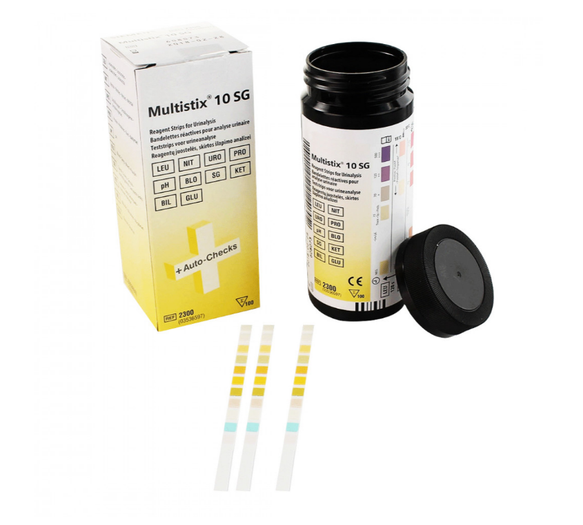 Фото Полоски реагентные для анализа мочи "Multistix 10 SG" №100