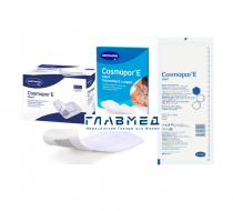 Фото Повязка пластырного типа COSMOPOR E steril - Самоклеящиеся послеоперац. повязки: 35 х 10 см. уп. 25 шт. Хартманн (новый артикул)