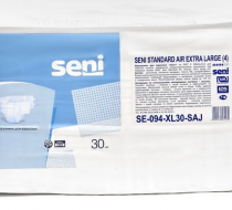 Фото Подгузники для взрослых Seni Standard Air Размер Extra Large (XL), 30 шт. для средней степени недержания