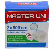 Фото Лейкопластырь 3 х 500 см на полимерной основе Master Uni, Чехия